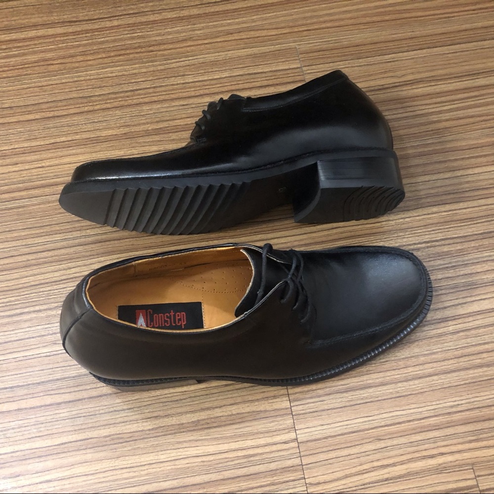 Men’s Hidden Heel Elevator Shoes, Size 10